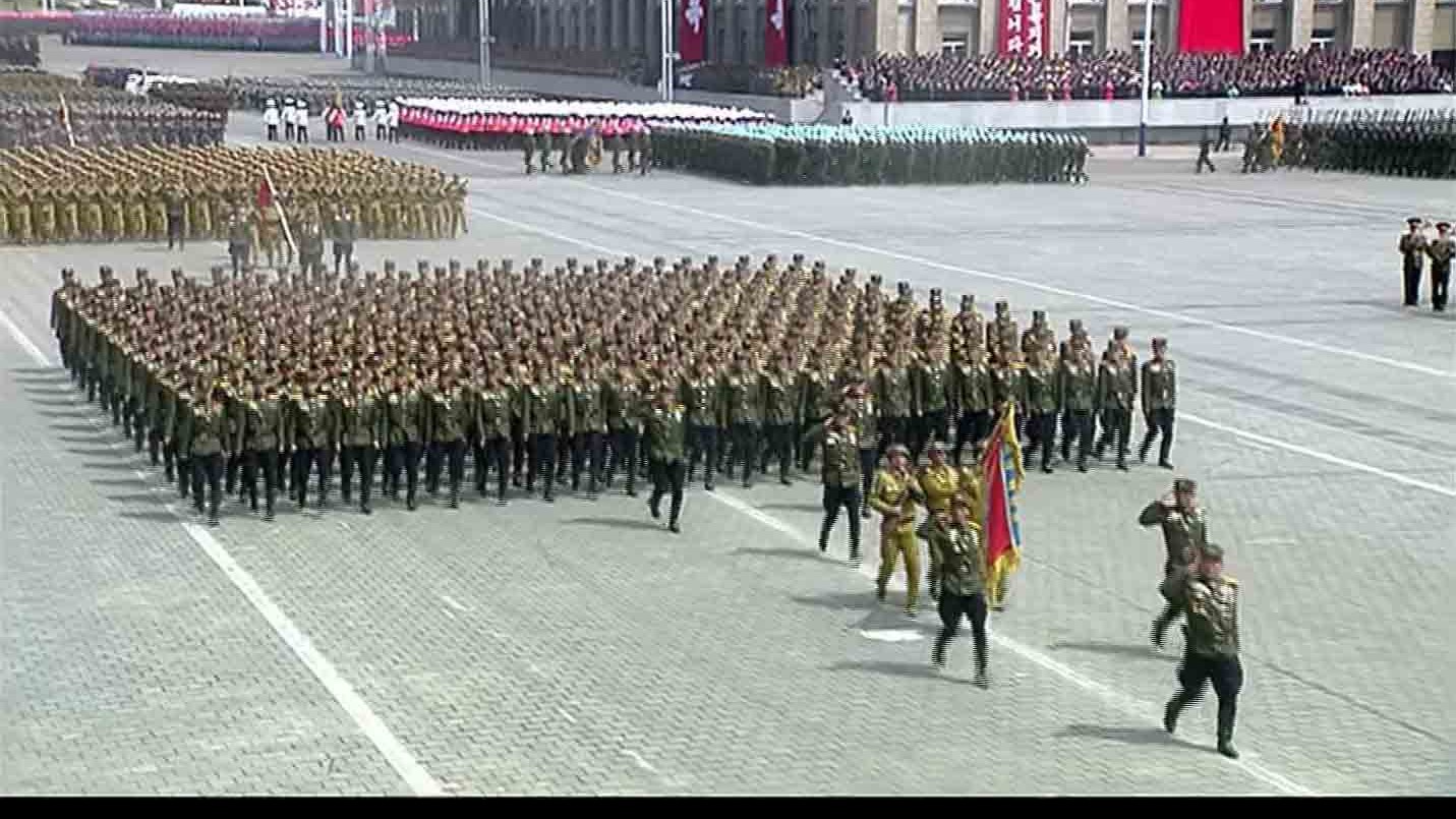 朝鲜中央电视台《2017朝鲜“太阳节”阅兵仪式》朝鲜语无字 1080i高清纪录片