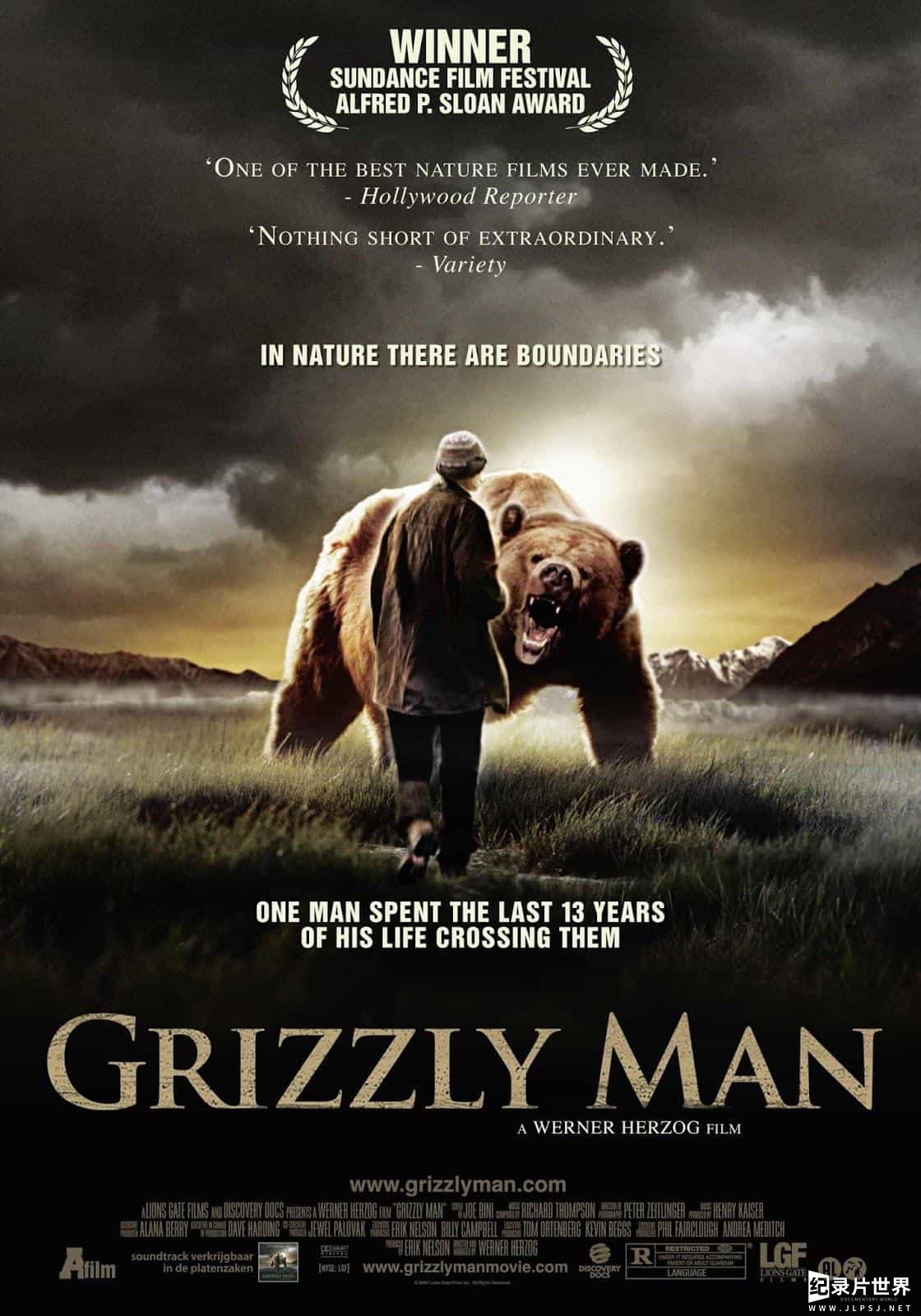 野生动物保护纪录片《灰熊人 Grizzly Man》全1集