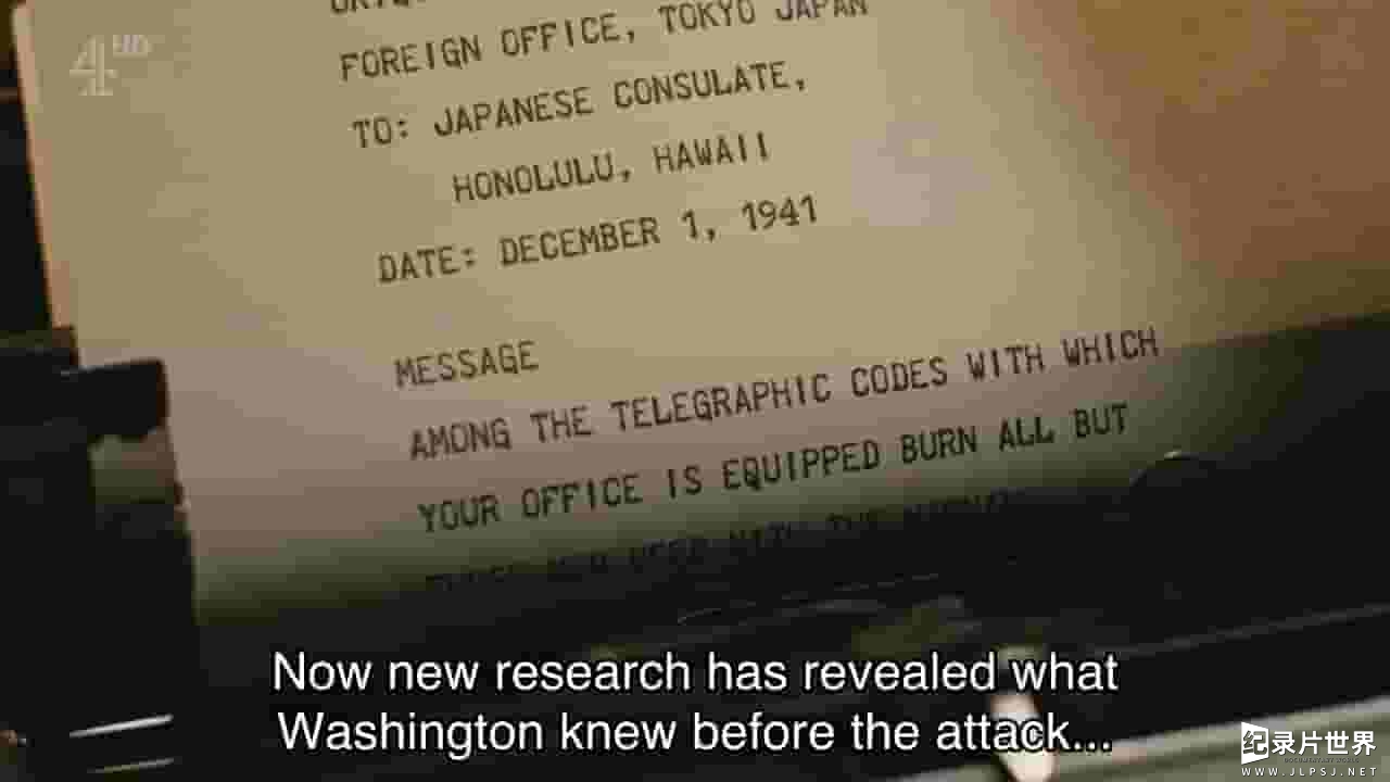 Ch4纪录片《秘密历史.珍珠港：新证据 Secret History.Pearl Harbor The New Evidence 2016》全1集