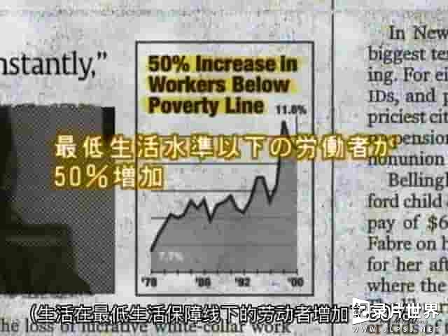 NHK纪录片《美国贫富差距的真相 貧困へのスパイラル ～アメリカ格差社会の実態 2010》全2集